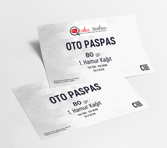 AKAĞIT OTO PASPAS